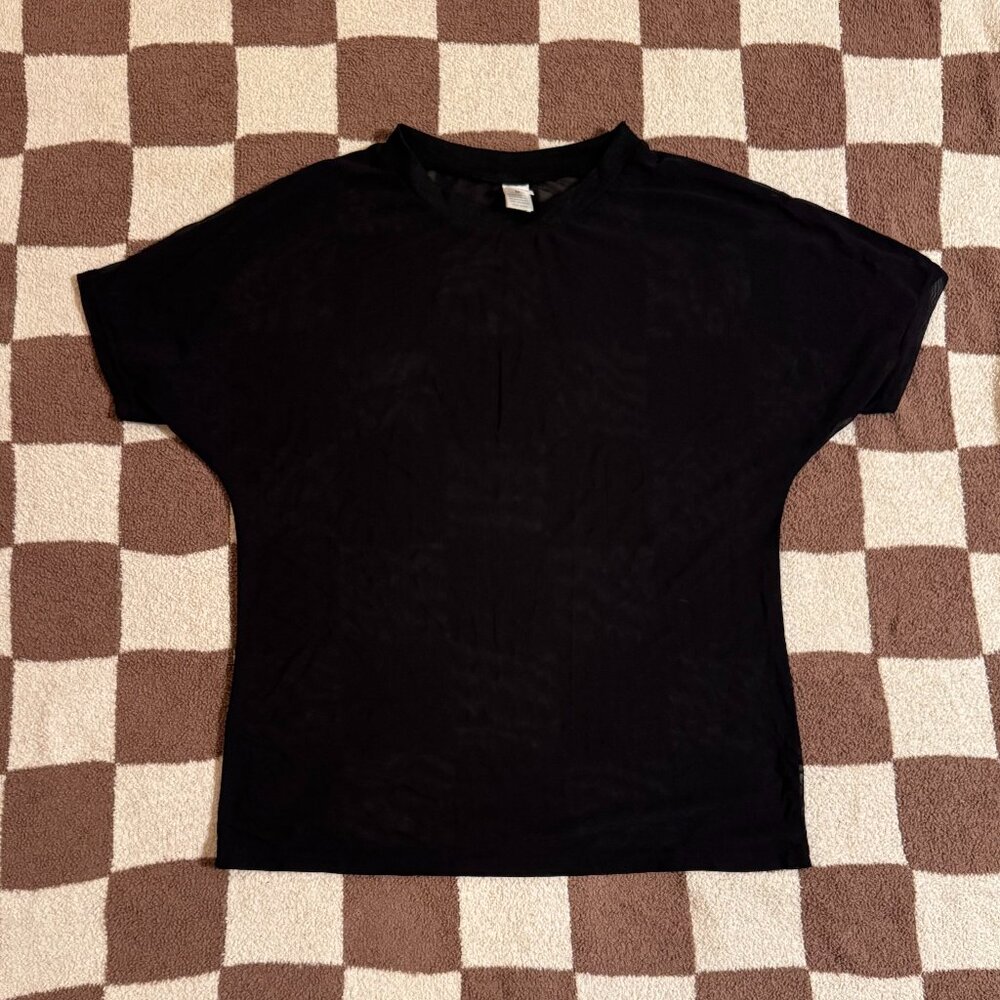 iHeartRaves Sheer Black T-Shirt